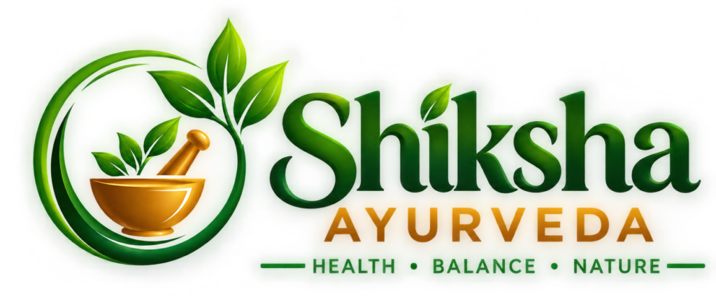 shiksha ayurveda wellness logo